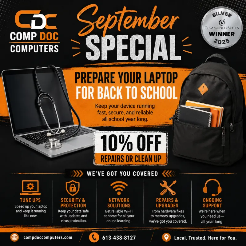 Comp Doc Computers Back-to-School Special