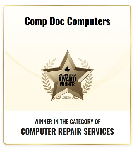 Comp Doc Computers Belleville Canadian Choice Award 2026